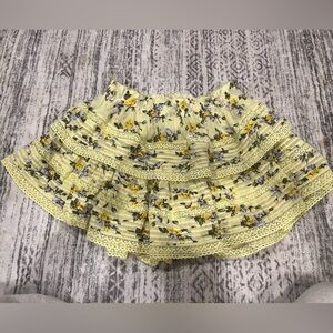 Aerie Light Yellow Skirt